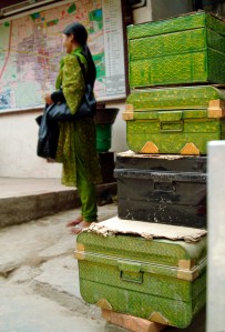 indian lady with trunks