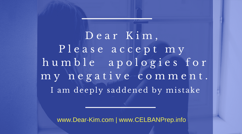 Dear CELBAN Kim, Please accept my humble apologies for my negative comment.